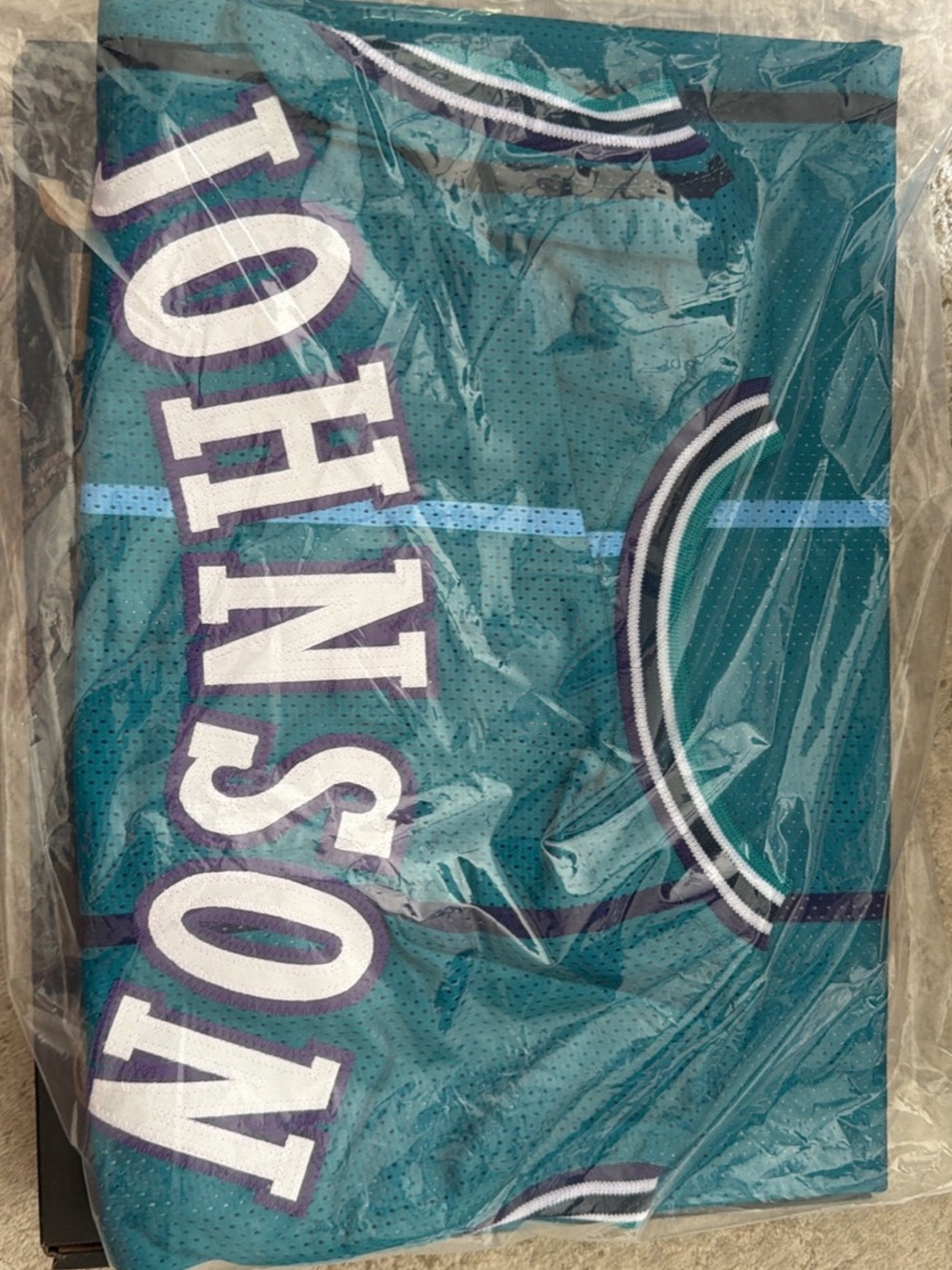 🔥 Larry Johnson Signed Charlotte Hornets Jersey – Autographed – NEW